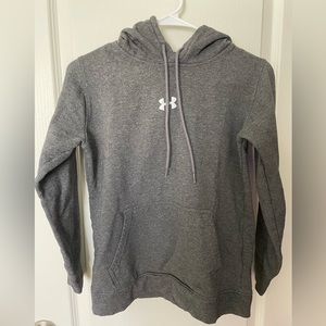 Under Armory Womens Pull Over Sweater Gray Size Small